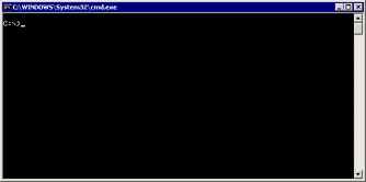 Open Command (DOS) Window